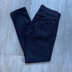 Citizens of Humanity Avedon Jeans Size 27 Blue Skinny Dark Rinse